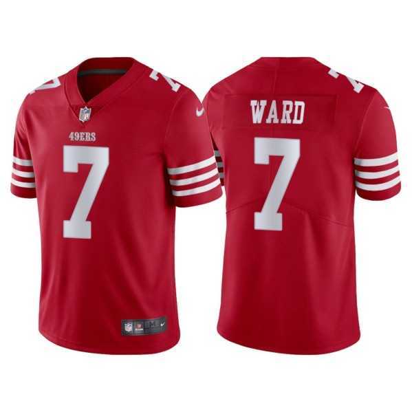 Men & Women & Youth San Francisco 49ers #7 Charvarius Ward Red Vapor Untouchable Limited Stitched Jersey